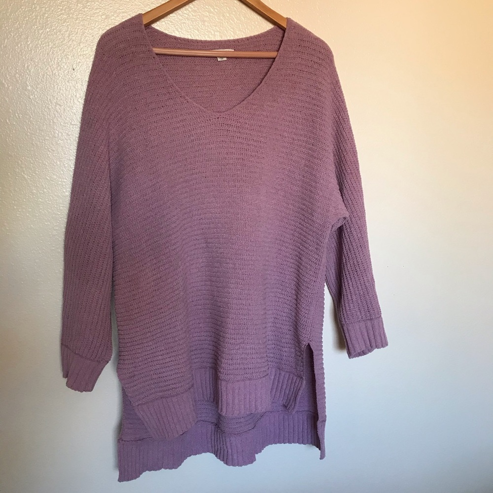 American Eagle Lilac Knit Sweater